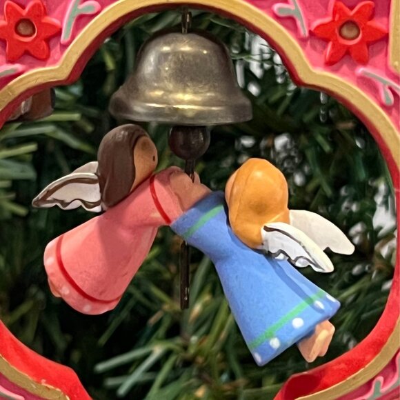 Vintage Hallmark Ornament Lot 1980 Angels Bunny Rabbits Polar Bear Turtle 1997 - Picture 11 of 16